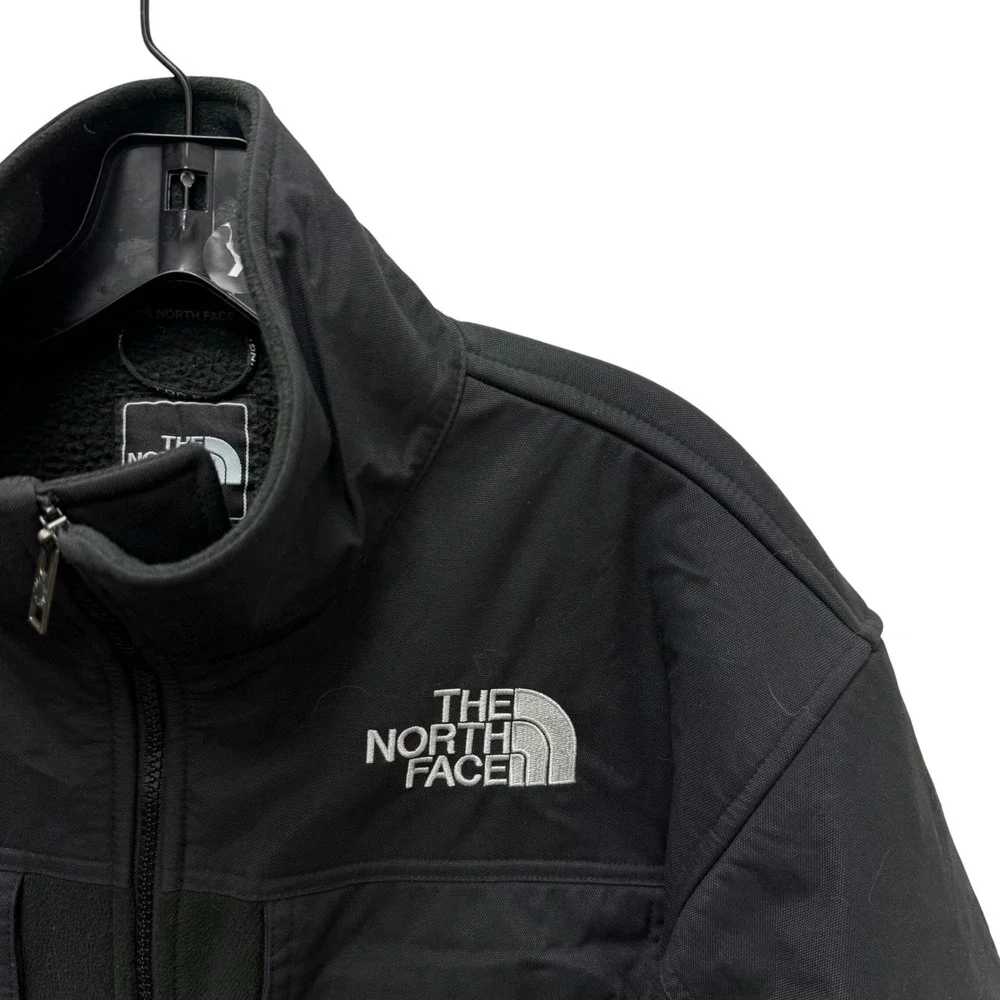 The North Face Salinas Fleece Jacket‎ Mens Large Black Full Zip Utility Coat L